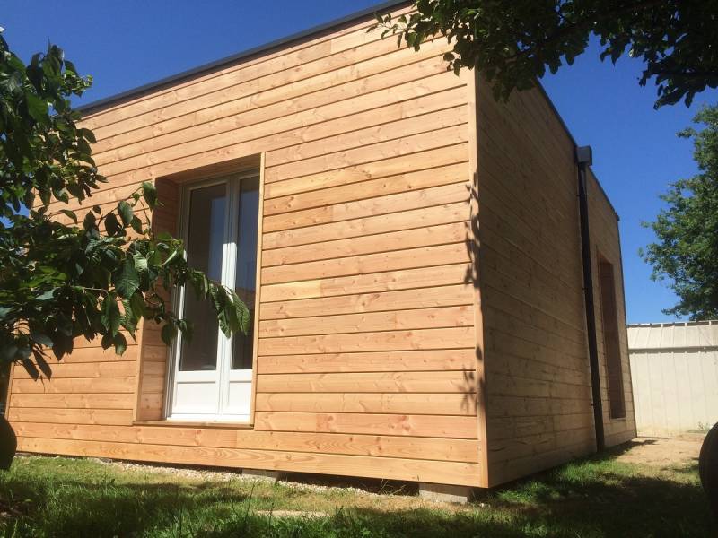 Extension en bois de 40mt² à Libourne en Gironde